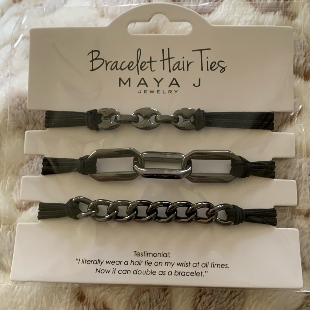 Maya J Jewelry Bracelet Hair Ties